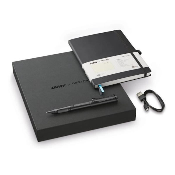 Reservoarpenna - LAMY - Safari All Black ncode - Påfyllningsbar - Unisex - Svart Svart