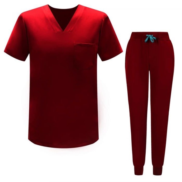 Komplett professionell outfit - Misemiya professionell uniform - MZ-8185 - Mixed Work Outfit Granat TRS XXL