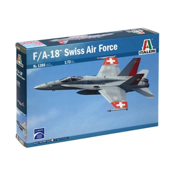 Militärflygplansmodell: F/A-18 Swiss Air Force One size Unik färg