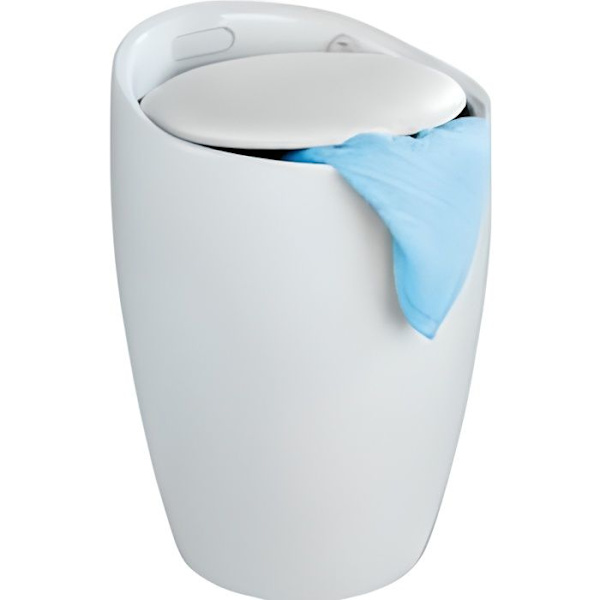 Taburett - WENKO - Candy - Plast ABS - 20 liter - Vit Vit