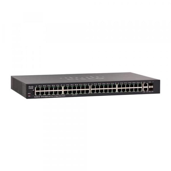 Cisco Systems Inc. - Cisco Small Business SG250X-48 RM M - Färg:Svart Svart