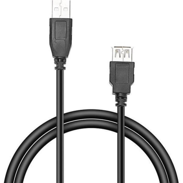 SPEEDLINK SL-170204-BK, 3 m, USB A, USB A, 2.0, 480 Mbit-s, svart