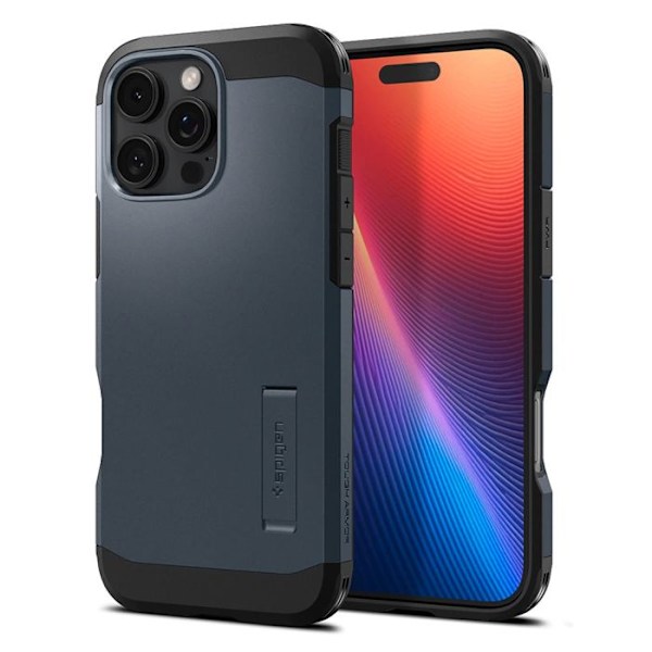 Coque Spigen Tough Armor Mag MagSafe för iPhone 16 Pro Max (metallisk skiffer) Metallskiffer