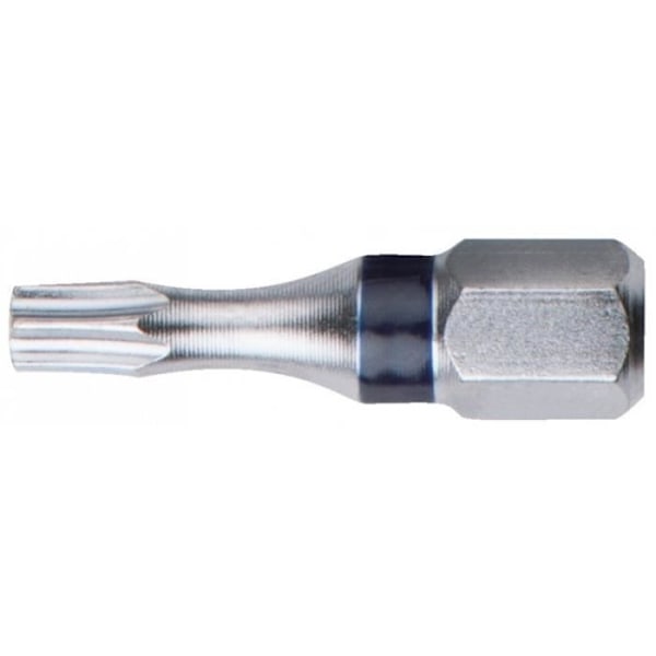 KS TOOLS 918.3636 Förpackning med 5 färgkodade TORSIONpower® skruvbits, L. 25 mm - 1/4'' - TORX® med hål, T40