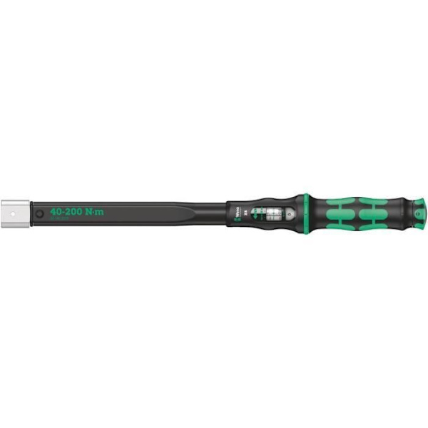 Momentnyckel - Wera - Click-Torque X 4 - 40-200 Nm - Hörbar utlösningsmekanism - Robust design