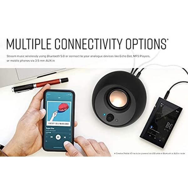 KREATIV Pebble V3 Vit Encei Vit