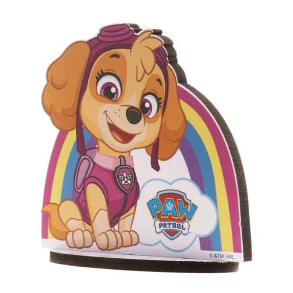 Dekora - 354130 - Cake Topper för konditorivaror | Cake Topper of Skye från Paw Patrol - Storlek: 12x12,5 cm