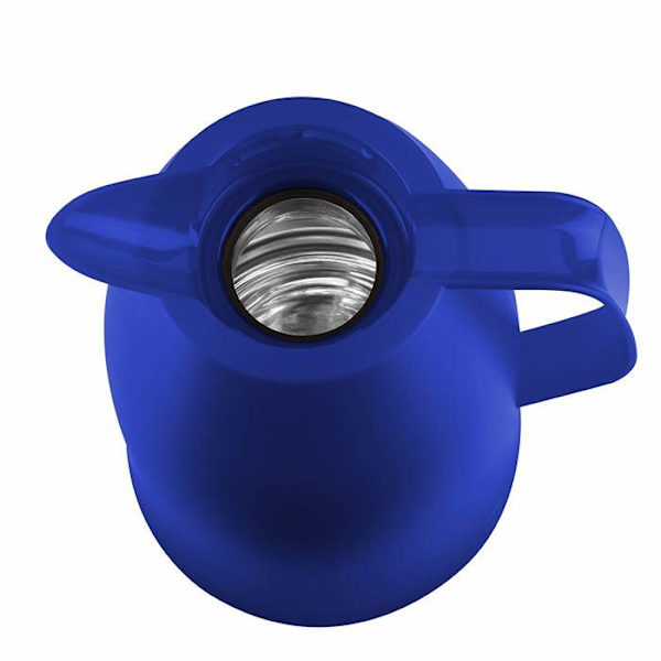 Emsa - 514506 - MAMBO Isolerad kanna, Quick Tip-stängning 1 Liter, (L x B x H): 17,2 x 14,5 x 21,5 cm, blå
