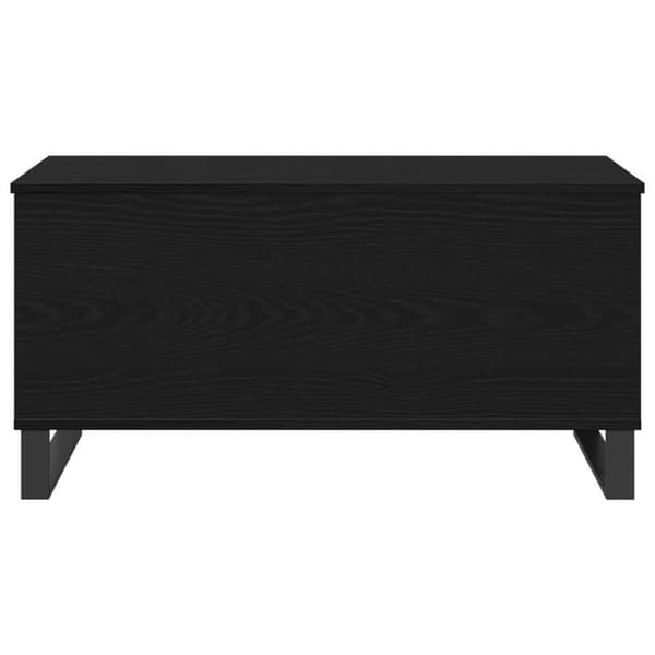 Soffbord Ek Svart 90x44,5x45 cm Ingenjörsträ