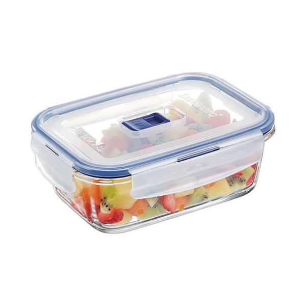 Rektangulär låda 82cl Pure Box Active - Luminarc - extra motståndskraftig och lufttätt härdat glas Transparent