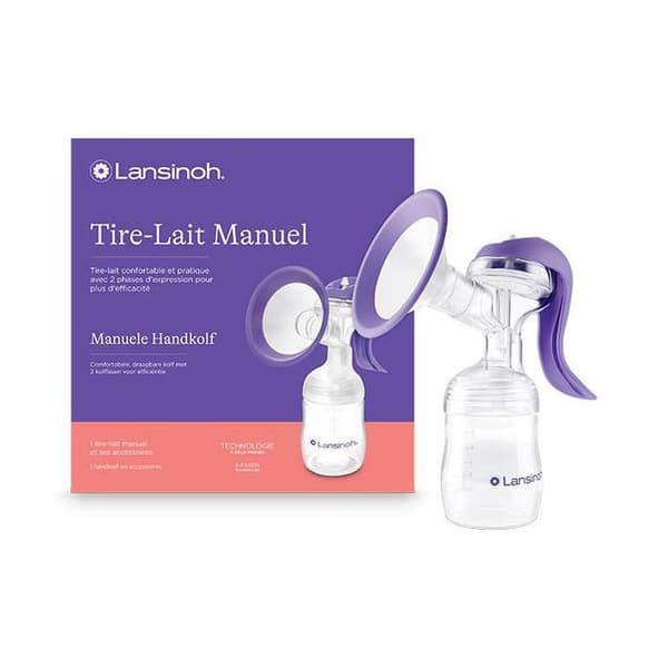 Lansinoh Manuell Bröstpump 2 Faser