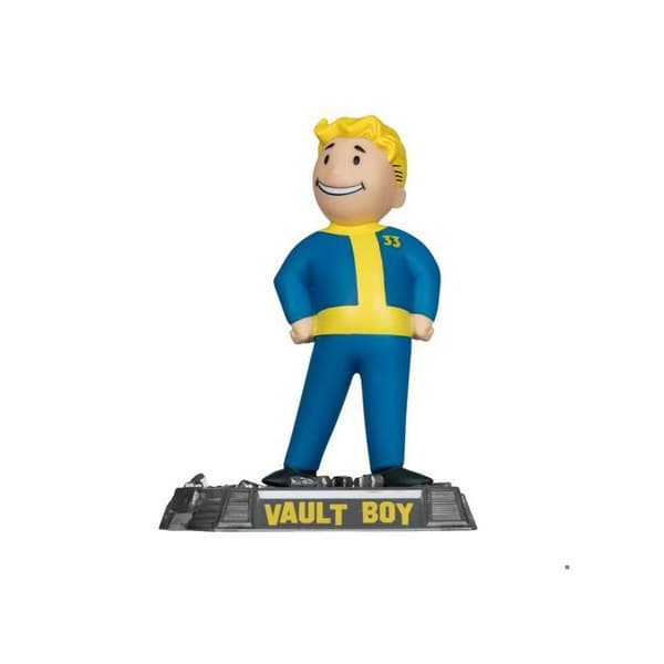 Rörlig figur - MCFARLANE - Vault Boy (Version 2) - 12,7 cm - tillbehör ingår - hemlig bonusartikel