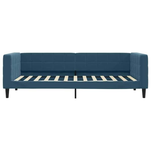 vidaXL Bäddsoffa blå 100x200 cm sammet 354014