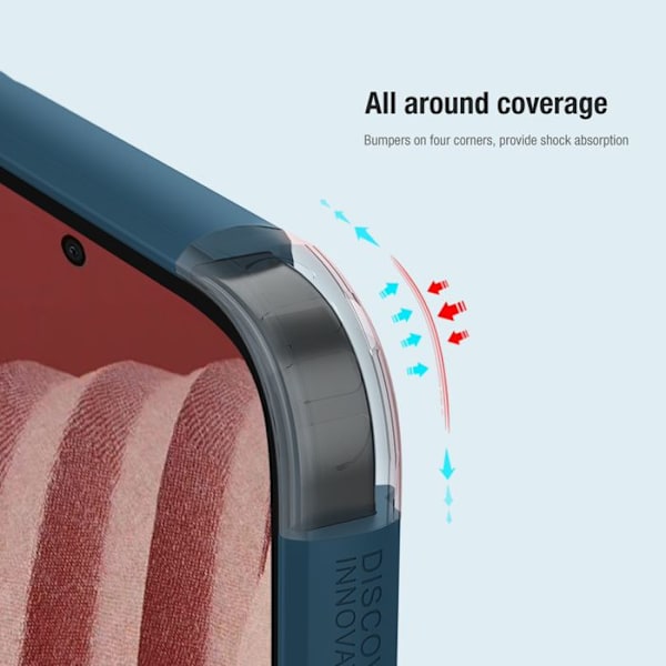 #Nillkin - Super Frosted Shield Pro - Samsung Galaxy A73 5G - Blå blå