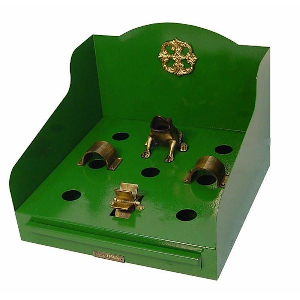 Kontorspiedestal - Imex el zorro kontorsvagn - 71756 - Metal Frog Game Desk, Grön, M