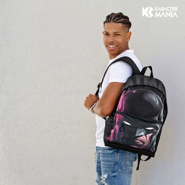 Sac à dos HS FAN 2.2 - DC Comics Batman Face - Svart - One Size Svart