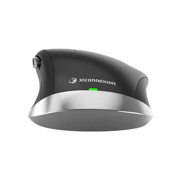 Mus - 3Dconnexion - CadMouse Compact - Ergonomisk - USB - Bluetooth, 2.4 GHz Svart