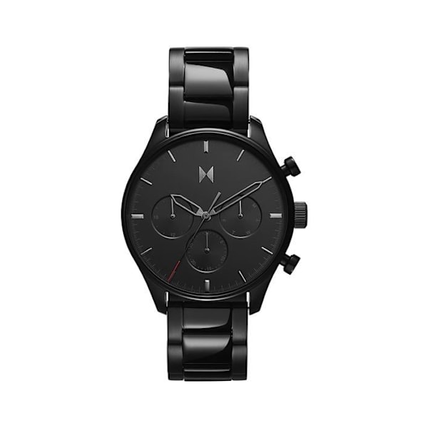 Mvmt - 28000232-D - Analog multifunktionskvartsklocka för män med svart armband i rostfritt stål -