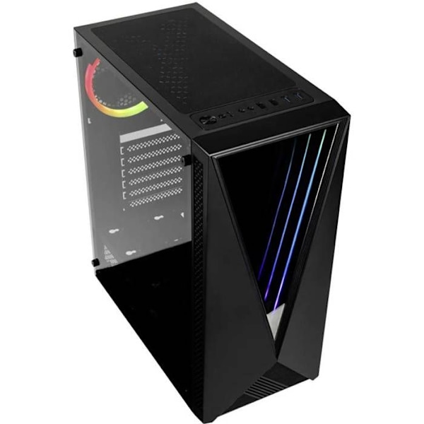 Midi-Tower - Kolink - VOID RGB - Svart fönster - Interiör - Svart färg
