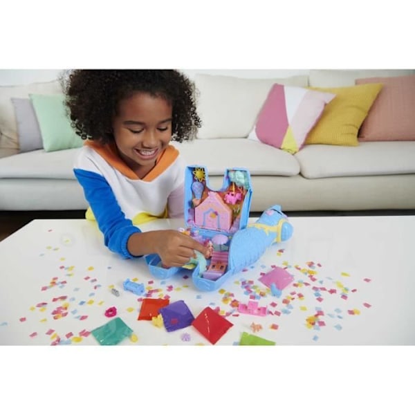 Polly Pocket-Pyjamas Party-Large Lama Surprises Box, från 4 år gammal HHX74 Flerfärgad