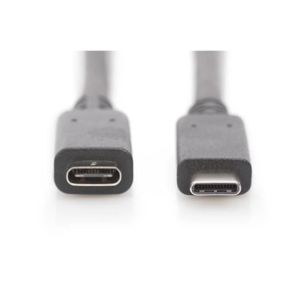 Digitus AK-300210-007-S, 0,7 m, USB C, USB C, 3.1 (3.1 Gen 2), 10 000 Mbit-s, svart
