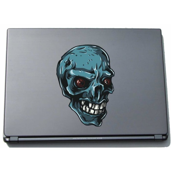 Pinkelephant - lap-Skull018-150 - Skull 018 Disgusting Skull Laptopdekal 150 x 107 mm