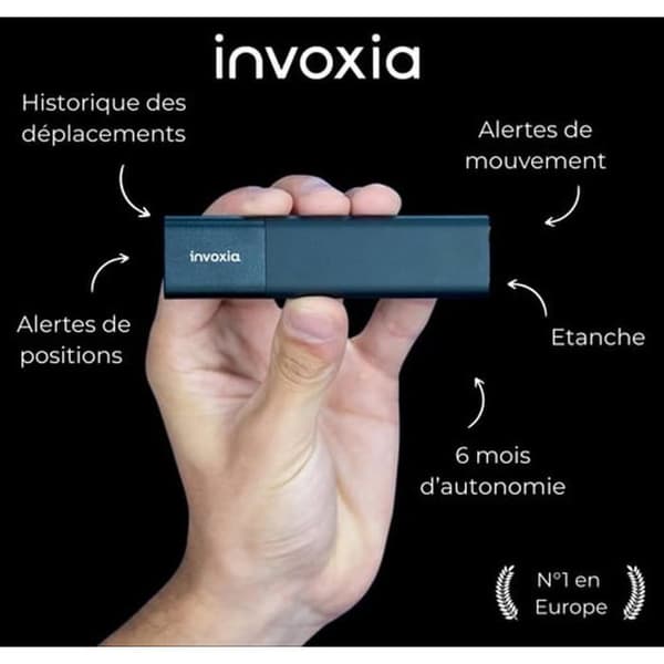 Invoxia Tracker GPS Classic Edition 2026 - Vattentät, Förbättrad Precision, USB-C