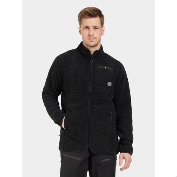 Didriksons Phoenix zip-up fleece svart XL