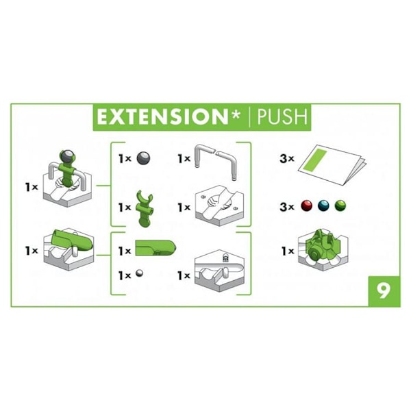 Ravensburger Gravitrax Extension Push magnetiskt byggset Flerfärgad