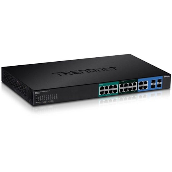 Switch - Trendnet - TPE-204US - 40 Gbps - 4 portar - Garanti 2 år Svart