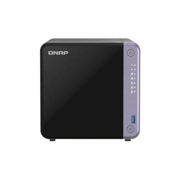 QNAP NAS-server - TS-432X-4G - 4 fack - 10GbE - 4GB DDR4 - Svart