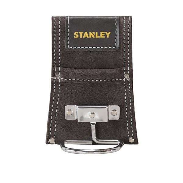 Hammarhållare i äkta läder - STANLEY - DIY-tillbehör - Brun