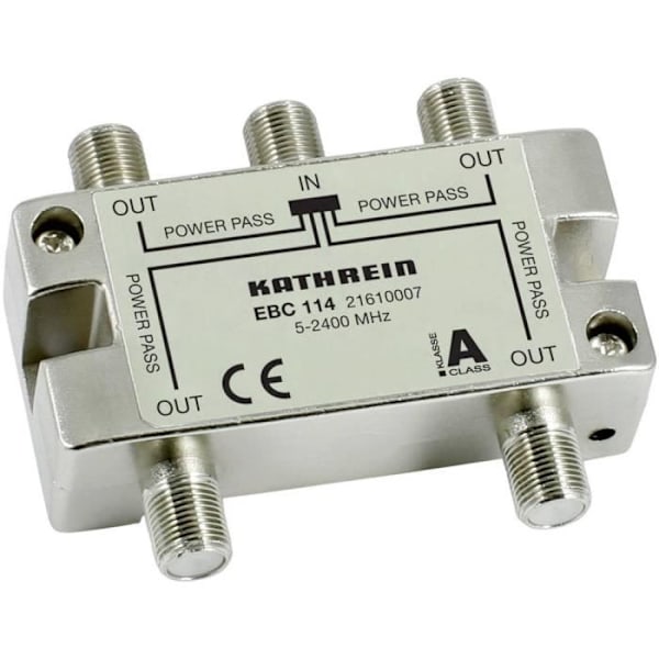 Kathrein EBC 114 21610007 5 - 2400 MHz SAT 4-vägs splitter 1 st (s)