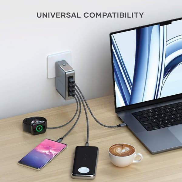 Gan Satechi USB-C reseladdare Rymdgrå