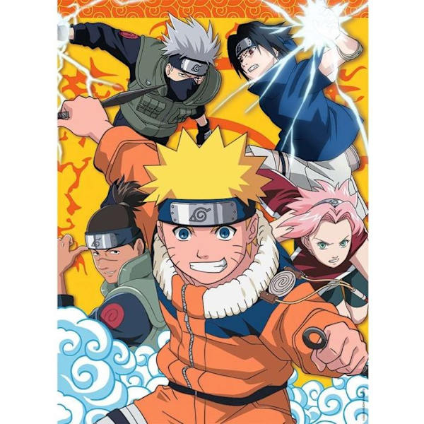 Nathan - 250 bitars pussel - Naruto på ninjaakademin Flerfärgad