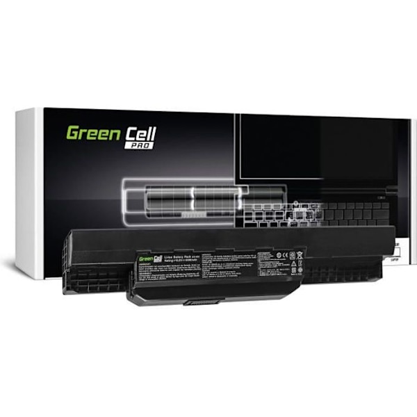 Green Cell PRO Series A32-K53 A41-K53 Batteri för ASUS K53 K53E K53S K53SJ K53SV K53U X53 X53S X53SV X53U X54 X54C X54F X54H X54L