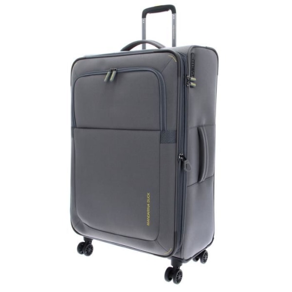 Valise - MANDARINA DUCK - Smile & Go Trolley Large - Grå - Mjuk - 4 Tysta Hjul Grå