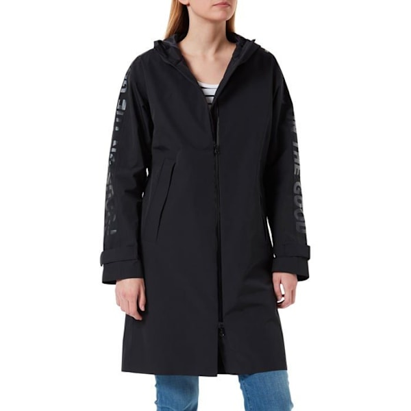 Regnrock - trench - regnkappa - vindjacka - anorak Bugatti - 161000-11227 - Regnkappa för kvinnor Svart 44