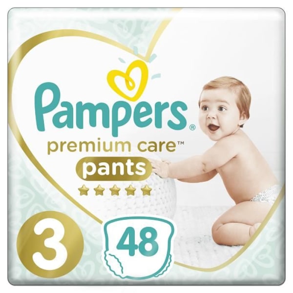 Pampers - Premium Protection - Blöjor Storlek 3 - x48 Blöjor