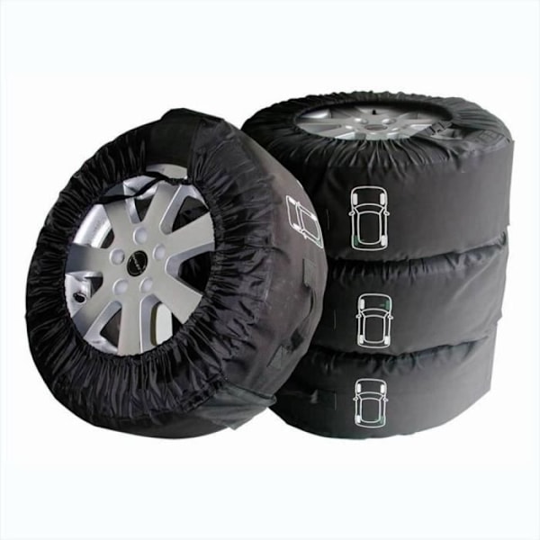 Däckskydd - IWH - 019065 - 4 stycken - Universell - Svart