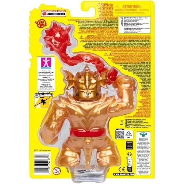 Deluxe Stretch Strikers Blazagon Figur 11 cm - HEROES OF GOO JIT ZU - Ljudkrigarhjälte med utdragbart vapen