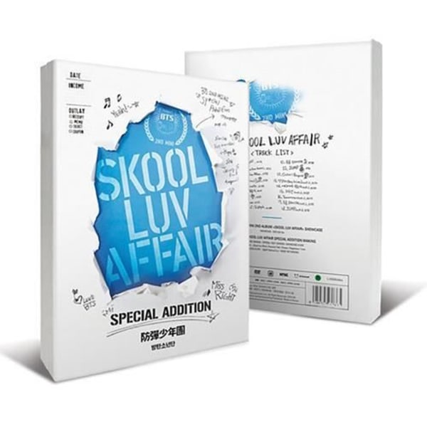 BTS - Skool Luv Affair [CD] Large Item Exception , With DVD, Postcard, Photo Boo