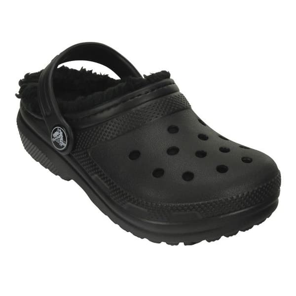 Bebisskor - Crocs - Classic Lined - Mjuk foder - Lätta - Perfekt passform Svart/svart 22