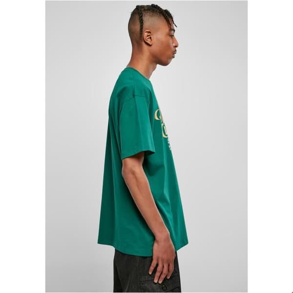 T-shirt Urban Classics Organic Globe grön jag