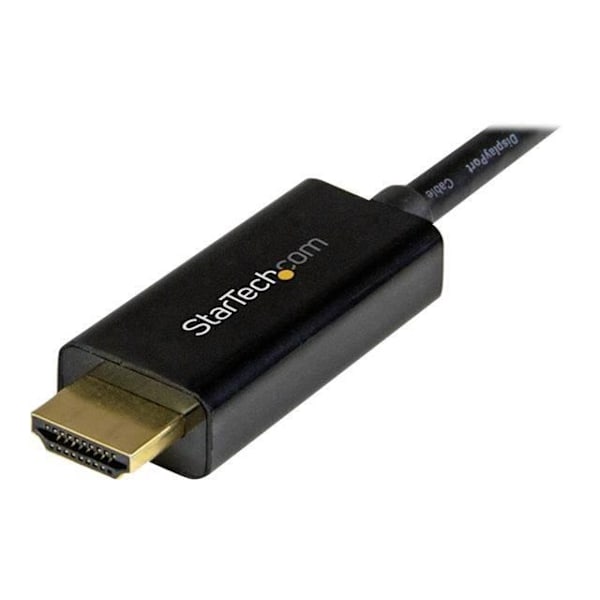 Mini DisplayPort till HDMI-adapterkabel - STARTECH.COM - 5 m - 4K 30 Hz - Svart - Plug and Play Svart