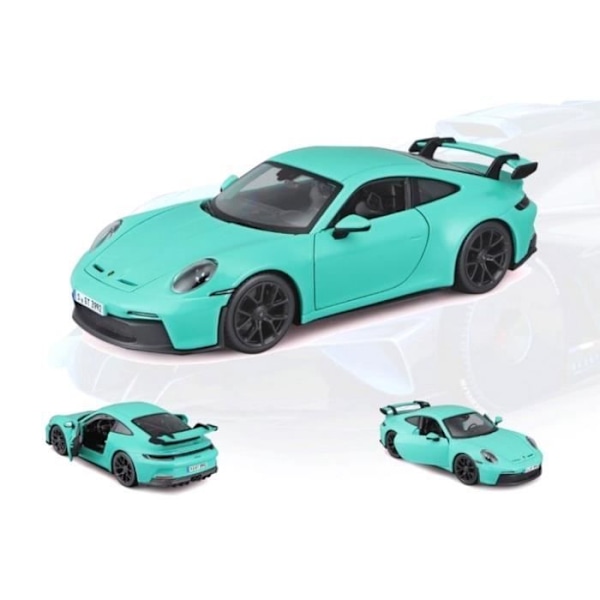 Monterade miniatyrer - Porsche 911 GT3 Mintgrön 2021 1/24 Burago