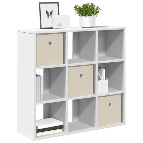 vidaXL Buffé med låda Vit 73,5 x 24 x 69,5 cm 8000476