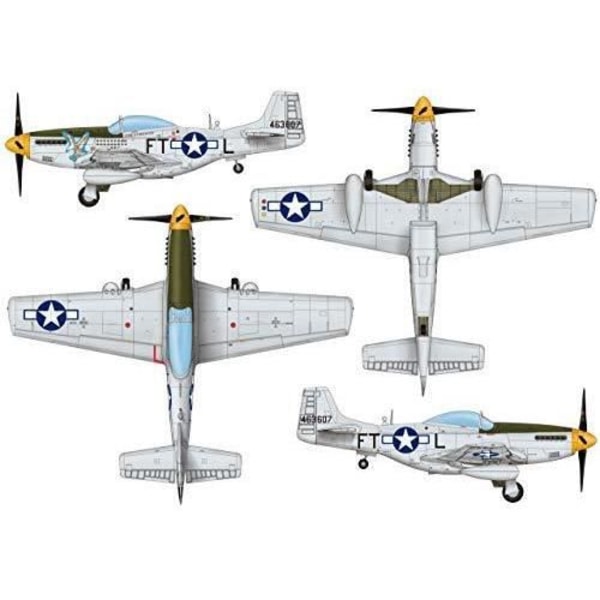 EasyModel 039325 1/48 P-51D plastmodellsats