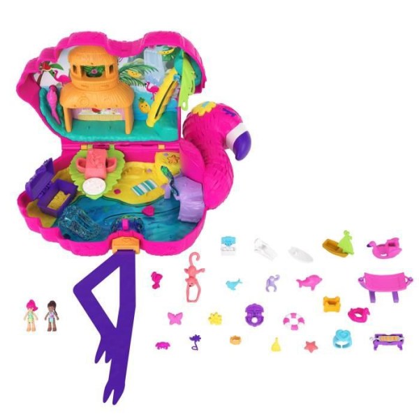 Polly Pocket - Surprise Flamingo Bag - Mini-Universe Doll