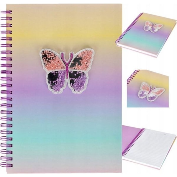 Anteckningsblock - Starpak loggbok - STK NOT106 - SPIRALE A5 PAPILLON STK B/C 6/36
